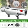 Wall Mounted Bathroom Thermostatic Shower  Cold And Hot Faucet Brass Mixer Value Dual Handle Temperature Control Bathtub Shower Faucet