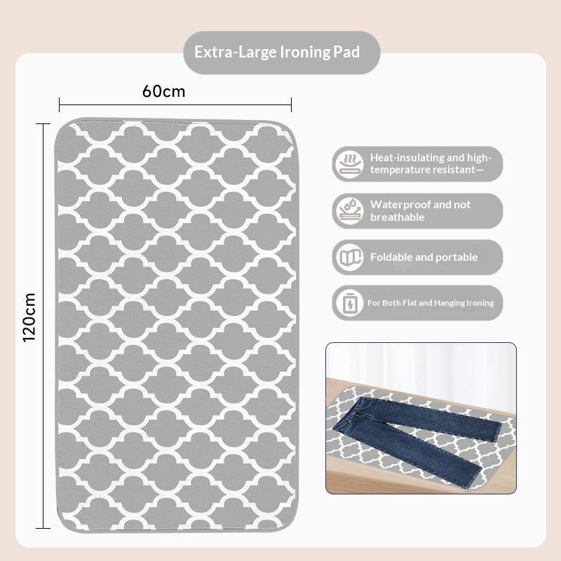 1Pcs Heat Resistant Laundry Pad Ironing Mat Portable Thickened Laundry Pad Washer Dryer Clothes Protect Ironing Board
