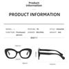 Square Large Frame Reading Eyewear for Women Men Ultra-light Far Sight Eyewear Fashion Prescription Eyeglasses Diopter 0 To +4.0