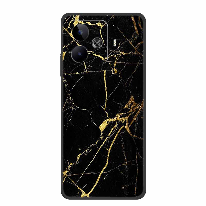 Case For Vivo iQOO Z9 Turbo Marble TPU Soft Silicone Back Cover For iQOOZ9 Turbo V2352A Phone Cases Shockproof Mica Painted Capa