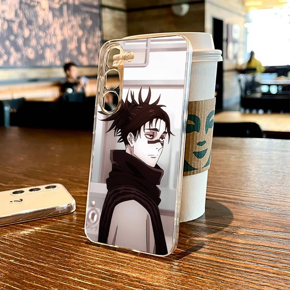 Anime Choso Phone Case For SamsungS25,24,21,22,23,30,Ultra,20,Plus,Fe,Lite,Note,10,9,5G Transparent Cover