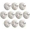 S6200ZZ Bearing 10*30*9 Mm ( 10 PCS ) S6200 Z ZZ S 6200 440C Stainless Steel S6200Z Ball Bearings