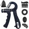 Adjustable Hand Grip Strength Strengthener Trainer Full Set with Counter Wrist Forearm and Hand Exerciser for Muscle