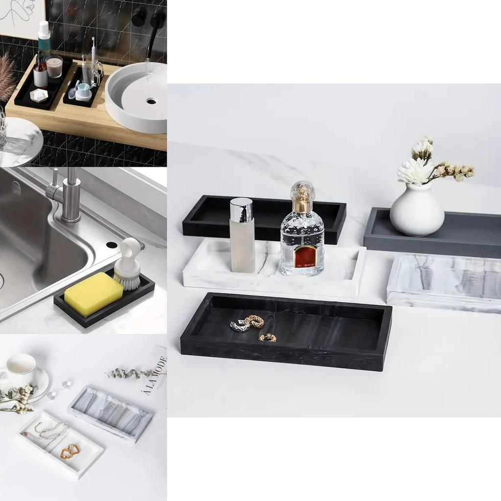 Silicone Bathroom Storage Tray With Multi Purpose Design For Travel And Home Use