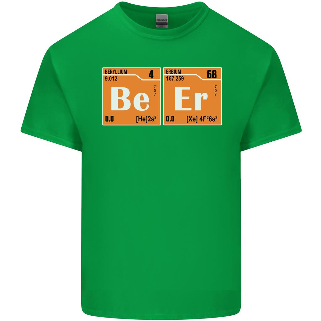 Beer Periodic Table Chemistry Geek Funny Unisexs Light Cotton TShirt