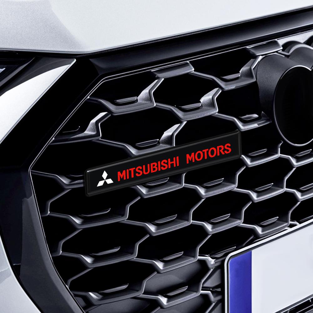 gzbf5 For Mitsubishi Eclipse Xpander Ralliart Delica Space Star L200 Car Front Cover Grille Light Badge Decorative Lighting LED Light