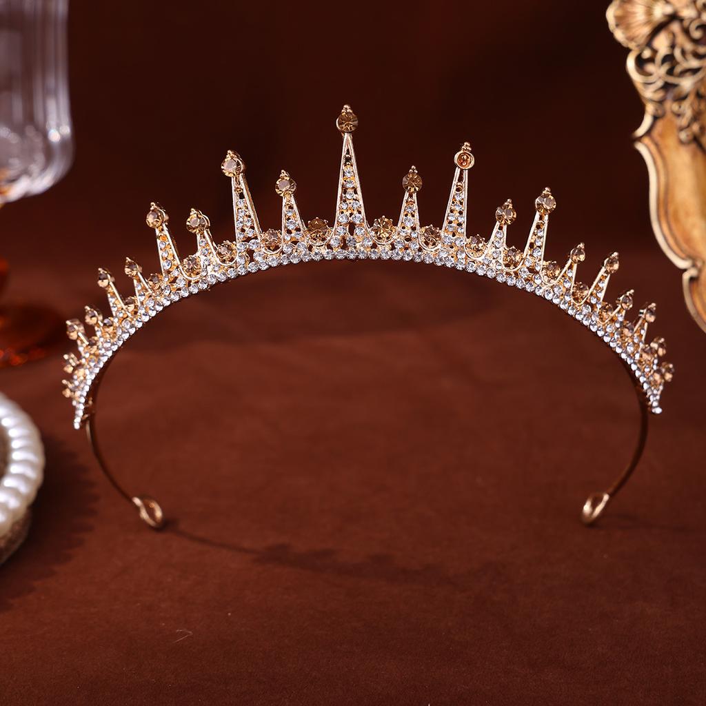 European and American Fashion Rhinestone King Crowns Headbands  Catwalk Performances  Hair Accessories  Princess Birthday Crowns and Crown Accessories