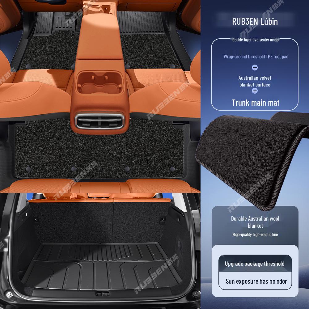 Leapmotor C10/C11/B10 TPE Door Sill and Trunk Foot Pad