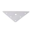 1Set (5 Triangle Codes 5Bag Screws) Stainless Steel Corner Code Triangle Connector Flat Angle Iron Fixed Lamination Accessories