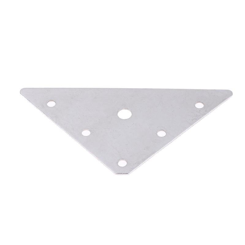 1Set (5 Triangle Codes 5Bag Screws) Stainless Steel Corner Code Triangle Connector Flat Angle Iron Fixed Lamination Accessories