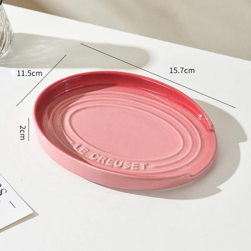 Porslinsskedställ, Keramisk Stor Bestickhållare för Spis, Köksbänk Matlagningsverktygsorganisatör, Steksked, Soppslev, Tång