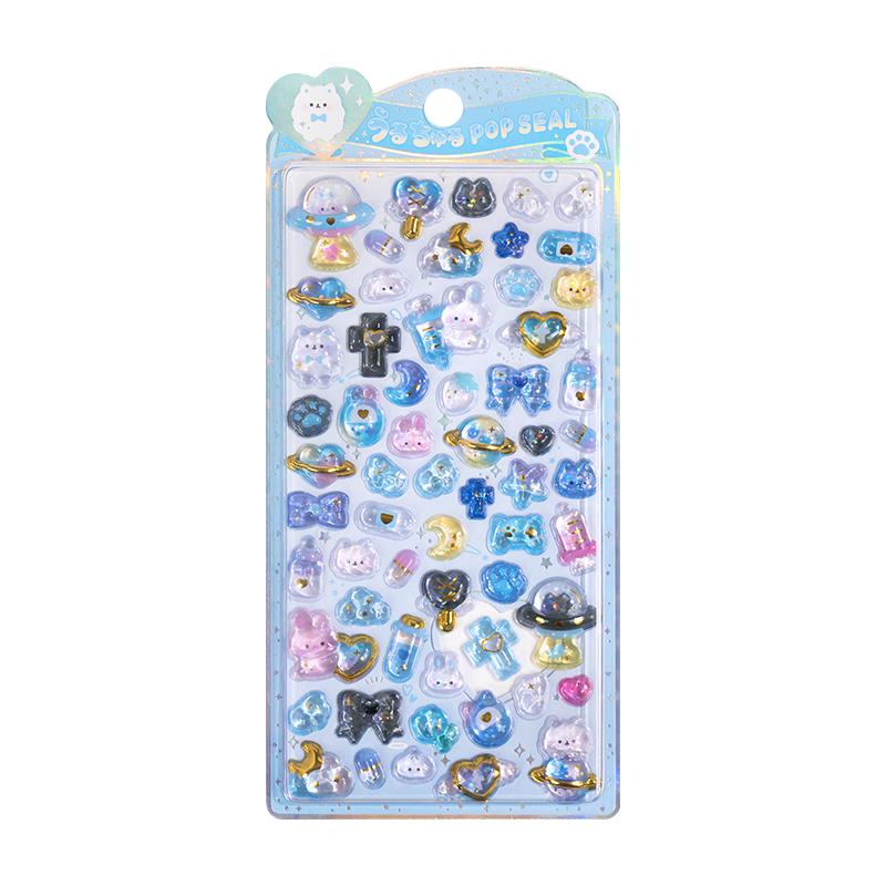 Japanese Style Mini Sweet Drop 3D Relief Stickers Scrapbooking DIY Journaling Stationery Diary Decor Cute Stickers School Supply