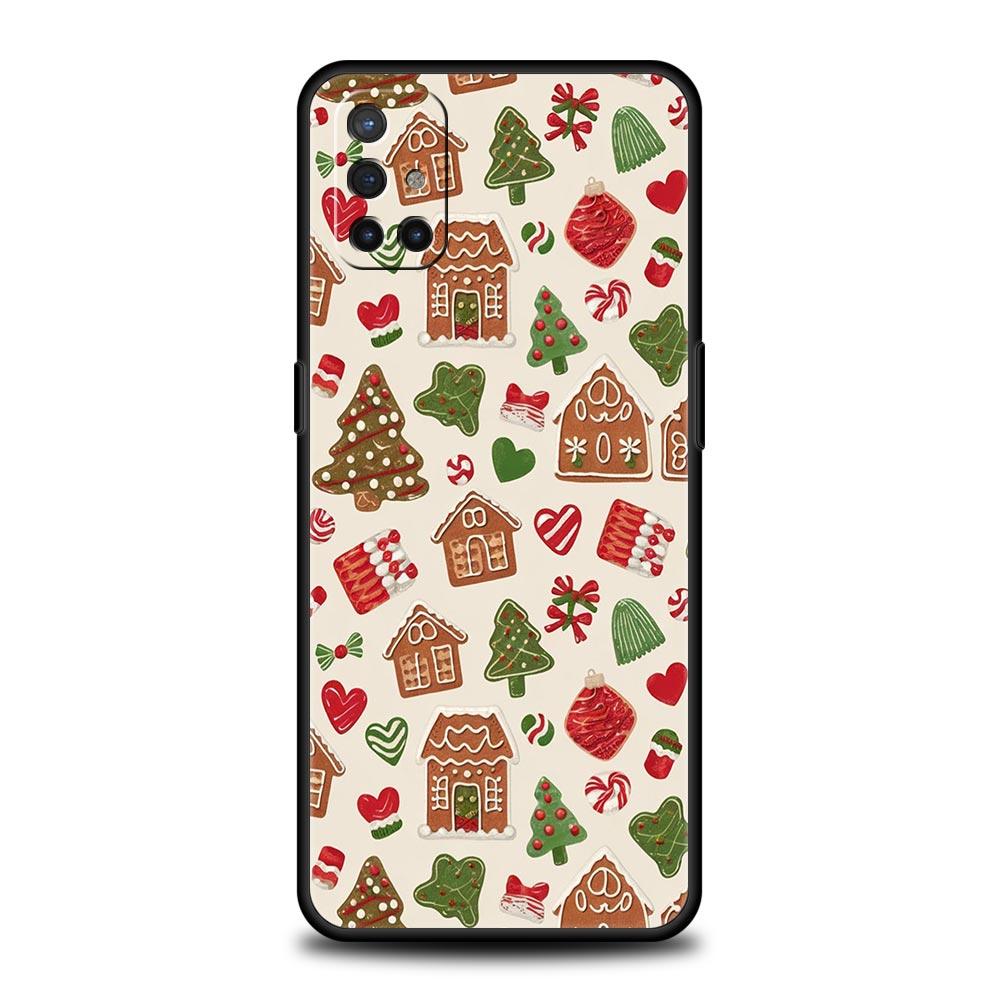 Cartoon Christmas Phone Case For OnePlus 13 12 11 10 9 8 7T Pro 13R 12R 10R 9RT 8T Nord N200 N30 2T CE 2 3 5G Lite Soft Cover