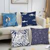 Marine Organism Shells Pillow Case Square Pillow Bedroom Sofa Leisure Comfort Cushion Car Living Room Home Decoration