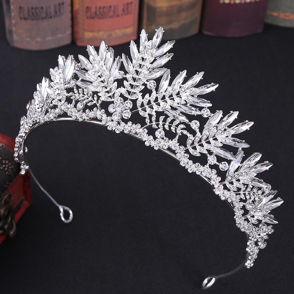 New crystal crown, bridal crown headband, birthday party headdress, bridal jewelry