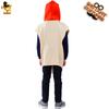 Kids Halloween Spoof Hot Dog Costume Funny Food Hot Dog Party Cosplay Costume Cosplay