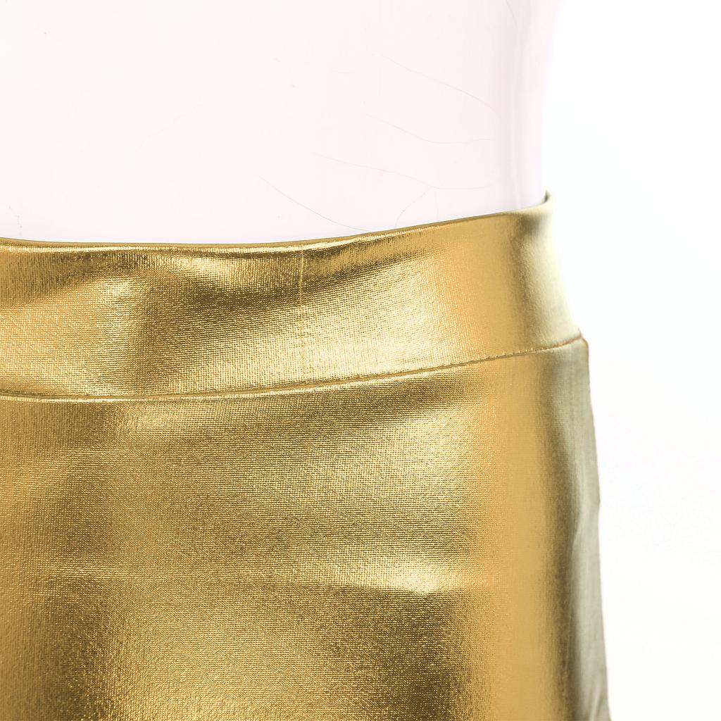 Women's Shorts Wetlook Hotpants Metallic Panties Shiny Stretch Dance Shorts Party Disco Night Club Costume