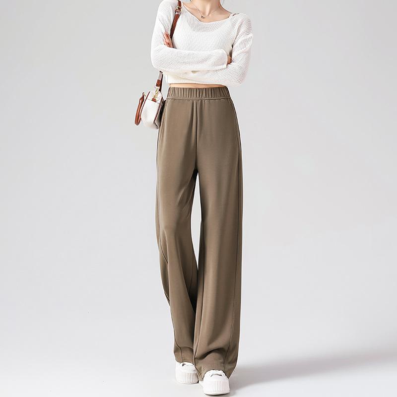 

High-Rise Slimming Soft Women s Pants: Skin-Friendly, Comfortable, and Versatile for Spring and Autumn S 80-95 jin