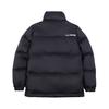 Li Ning Hot Pot Down Jacket Series Stand Collar Short Versatile Windproof Warm Casual Down Jacket Unisex Outerwear Standard-Black AYMU609-5
