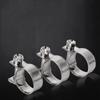 5Pcs/set Stainless Steel Hose Clamp Adjustable Repair Tool Pipe Ducting Hose Clamp Strap Cable Fasteners Electrical Fittings