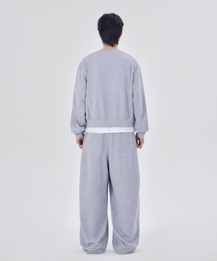 GLW Comfort Wide Two-Pleat Sweatpants Gray
