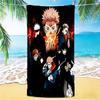1 pieza Toalla de playa de Héroes de Anime Potentes, Toalla de playa absorbente de secado rápido, Toalla de playa para deportes al aire libre y natación, Suave y cómoda Y7221