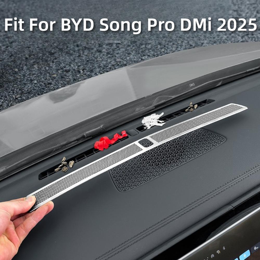 For BYD Song Pro DM-i 2025 Dashboard Air Vent Dust Cover Stainless Steel Protective CoverGood product