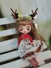 Blythe Obitsu Universal Doll Deer Antler Dress Costume, 24, Licca-chan, Azone, Clothes,