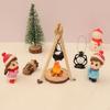 Miniature Camping Cooking Set Accessory Realistic Furniture Pretend Toy Hanging Lamp for Scene