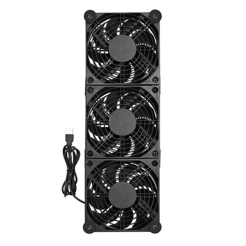 120mm USB 5V Cooling Fan Portable Cooling Fan for Tablet TV Receiver Router DVR Computer Cabinet Component Cooling