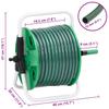 Freestanding Hose Reel in Green with 20 m PVC Hose