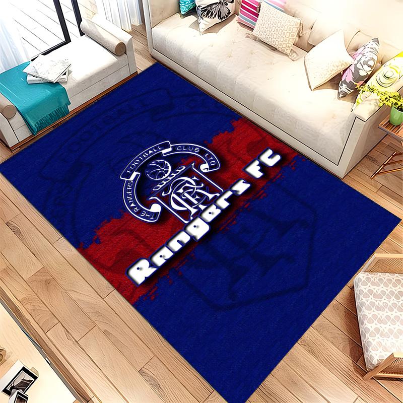 Rangers Football Club (14) Rug Suitable For Living Rooms Bedrooms Computer Rooms Dining Areas And Placement Under Tables And Chairs Also An Ideal Choi