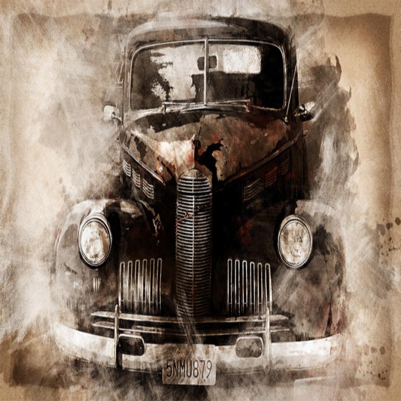 Custom 3D Wall Murals Wallpaper Retro Nostalgic Classic Car Mural Study Living Room Bedroom Backdrop Home Decor Papel De Parede