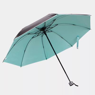 New Warm Small Fresh Vinyl Umbrella Manual Three-fold Series Sun Umbrella