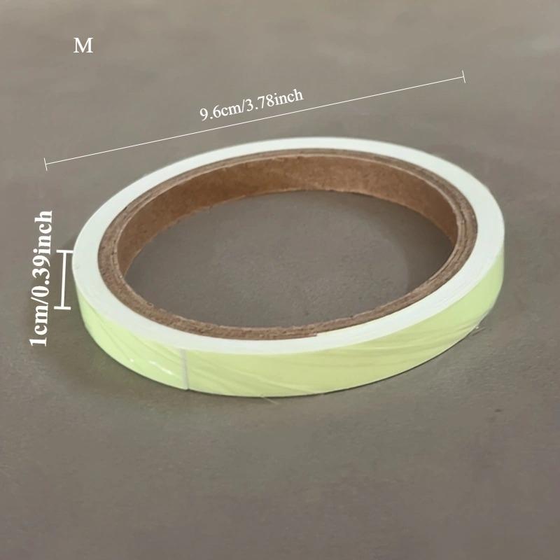 1Pc Luminous tape fluorescent tape warning floor light storage stairs anti-slip reflective luminous tape
