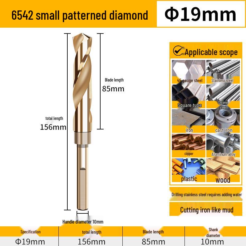 12mm High Hardness Twist Drill Bit Set for Iron, Stainless Steel, and Woodworking