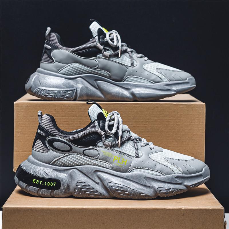 Men's shoes new summer casual breathable casual little white sports shoes teen height-increasing dad ins shoes