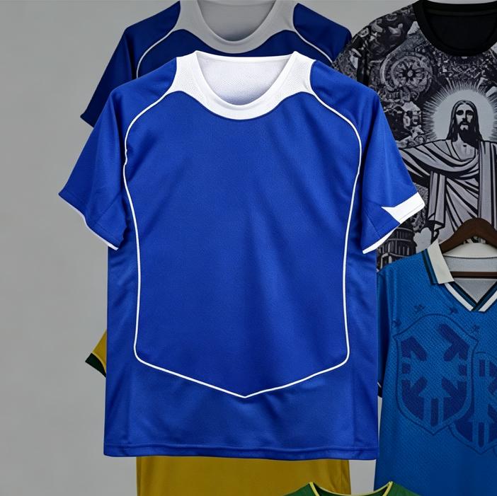 Individuelles atmungsaktives Fußballtrikot in Übergröße, kurzärmelig, digital bedrucktes Polyesterhemd
