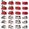 Emergency Vehicles from Around the 8 Types X 3 of Total 24 Cars for Local Government Sales Large Includes Police Fire Ladder and Perfect for and Other