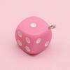 14mm Colorful Acrylic Dice Shaker Pendant Charm for DIY Jewelry
