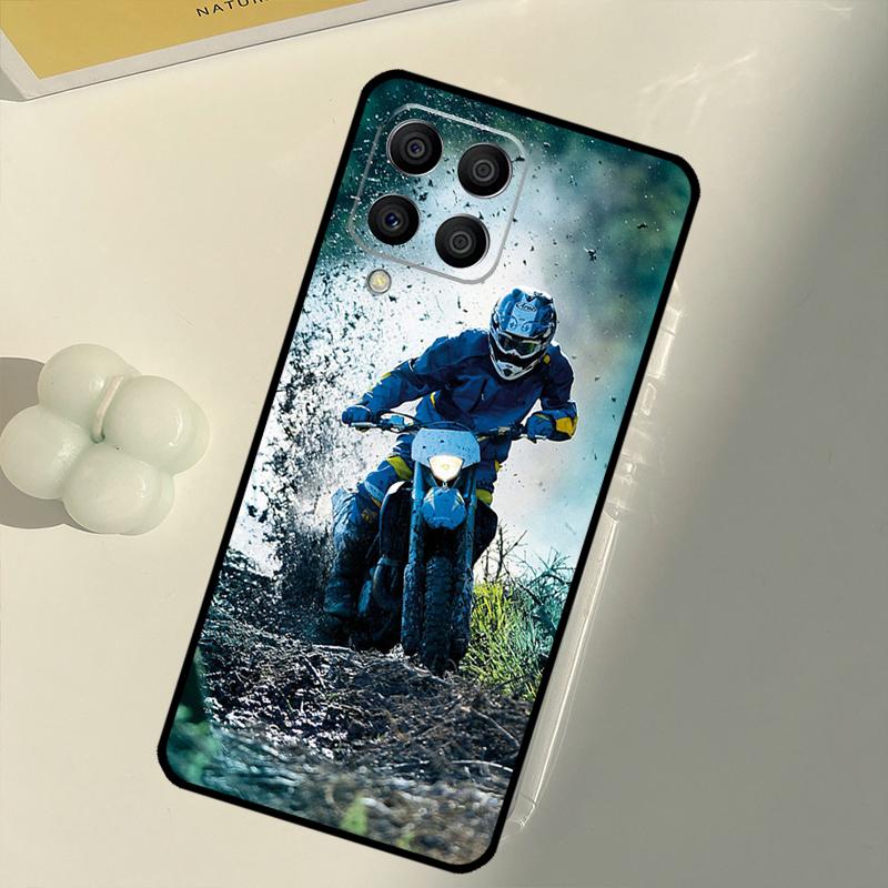 Moto Cross Motorcycle Sport For Samsung Galaxy M31 M16 M11 M21 M13 M33 M35 M53 M55 M15 M14 M34 M54 M12 M32 M52 M06 Case