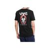 Vans Bright Skull Print Short Sleeve T-Shirt Men Tops Black VN0A4MLVBLK