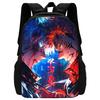 Anime J-JujutsuS K-KaisenS Child School Backpack with Lunch Bags ,Pencil Bags ,School Bags for Boys Girls Best Gift