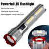 Powerful LED Flashlight Rechargeable Lamp Side Light Waterproof Tactical Lantern Handheld Torch Outdoor Camping Hiking