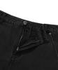 Covernat Woman Denim Long Skirt Black