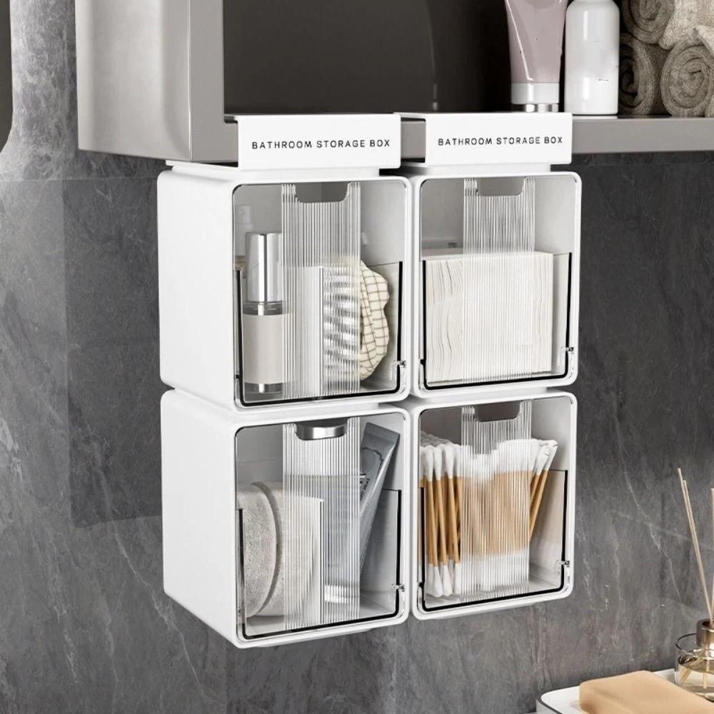 Hanging/Hook Style Drawer Style Storage Box Plastic Makeup Storage Container for Cotton Pad
