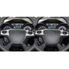 For Ford Escape Kuga 2013 2014 2015 2016 Carbon Fiber Accessories Car Interior Steering Wheel Speedometer Trim Sticker