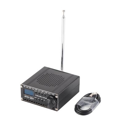 Tam Bant Radyo Alıcısı AM LW MW SW SSB LSB USB Tarayıcı Taşınabilir Antenli ATS‑20+ Si4735