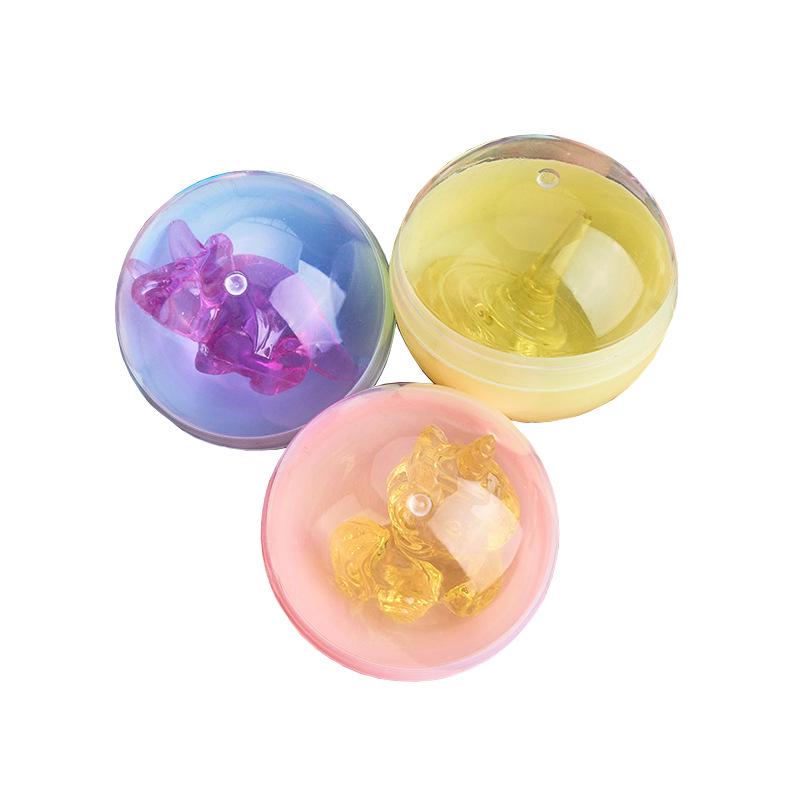 50mm Transparent Crystal Gashapon Ball for Toy Machines, Gift Balls, Amusement Machines, and Easter Egg Prizes.