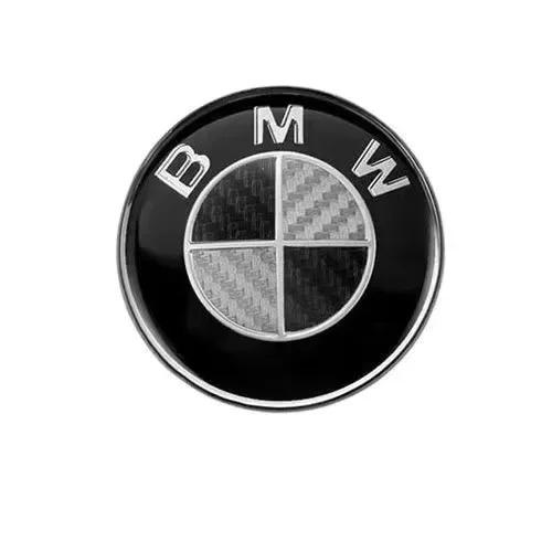 1pcs 74mm 82mm Black White Car Emblem Front Hood Rear Trunk Badge for BMW E46 E39 E38 E90 E60 E92 E93 X1 X3 X2 X5 djbf00